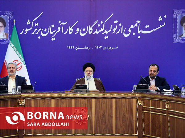 دیدار جمعی از تولیدکنندگان و کارآفرینان با رئیس جمهوری