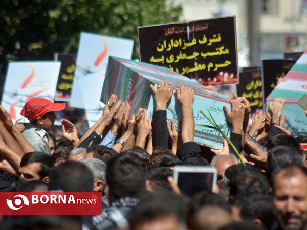 تشییع پیکرشهدای گمنام در مشهد
