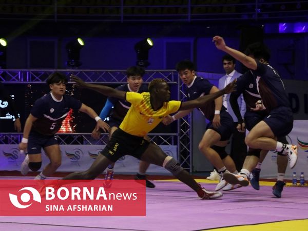 روز نخست مسابقات کبدی قهرمانی جوانان جهان