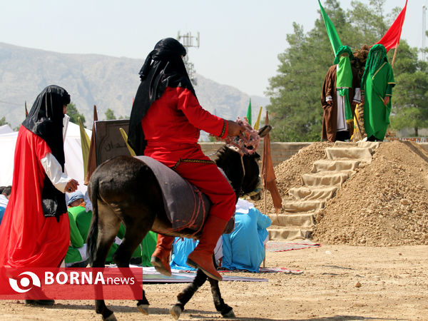 بازسازی واقعه غدیر در شهر زرقان فارس