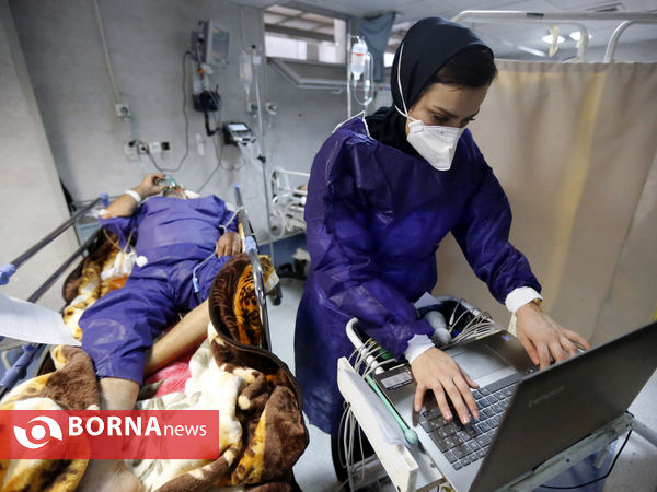 نبرد با کرونا بیمارستان نمازی شیراز