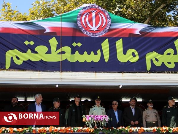 رژه نیروهای مسلح در شیراز