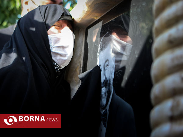 جشن تولد مرحوم علی انصاریان بر سر مزارش