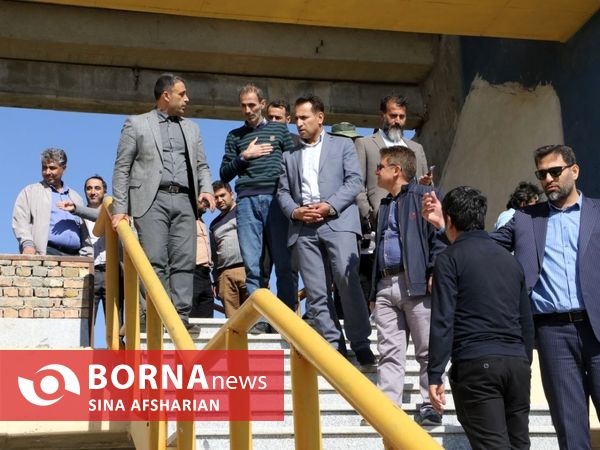 بازدید مدیرعامل شرکت توسعه و نگهداری اماکن ورزشی از ورزشگاه‌های استان آذربایجان‌غربی