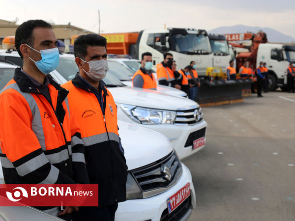 رزمایش آغاز طرح امداد و نجات زمستانه در شیراز