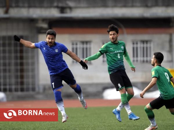 دیدار تیم های فوتبال گوهررود رشت  _ پارس بندر کیاشهر