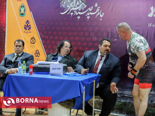 رقابت های پرس سینه قهرمانی کارگران کشور