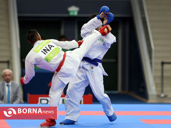 سکوی مسابقات کاراته روز اول مسابقات باکو ۲۰۱۷