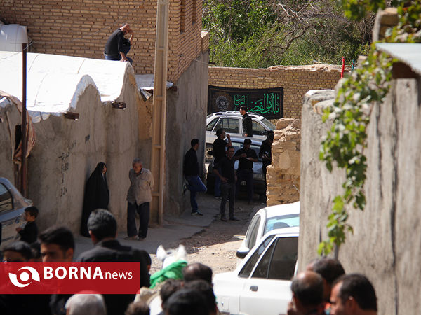 مراسم روز تاسوعای حسینی در روستای هفتهر - یزد