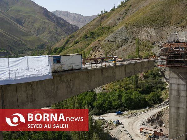 افتتاح قطعه دوم آزاد راه تهران-شمال