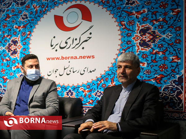 حضور رامین مهمان‌پرست در خبرگزاری برنا