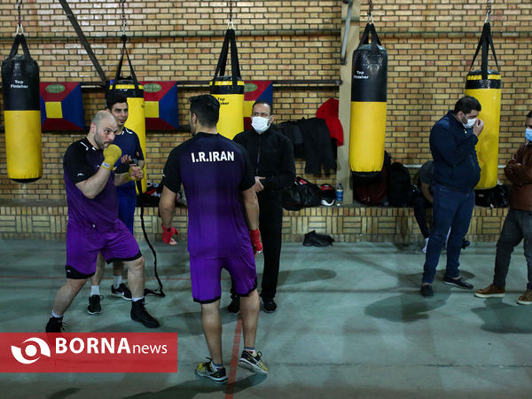 تمرین تیم ملی بوکس