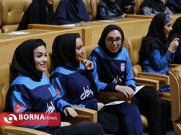 در حاشیه دیدار صمیمی ریاست جمهور با ورزشکاران