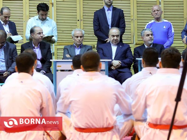 بازدید وزیر ورزش و رئیس کمیته ملی المپیک از اردوی تیم ملی کاراته