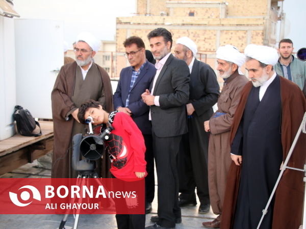 تلاش برای رویت هلال ماه شوال در ارومیه 