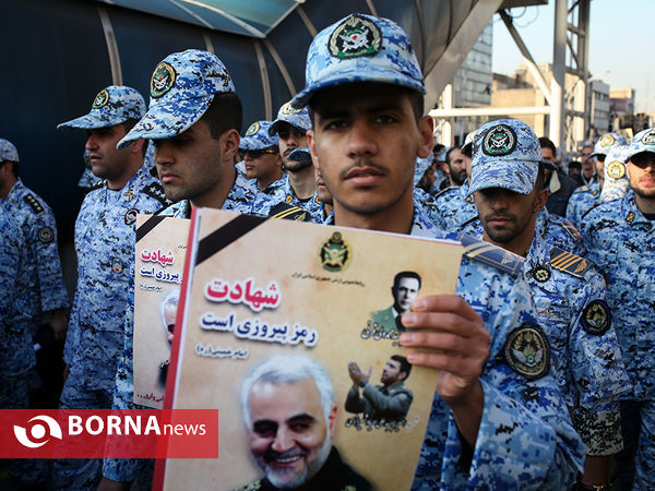 تشییع پیکر سردار شهید حاج قاسم سلیمانی در تهران