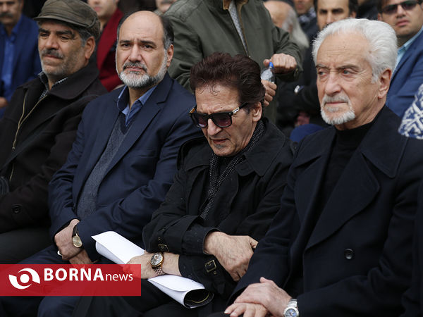 تشییع پیکر مرحوم جمشید مشایخی