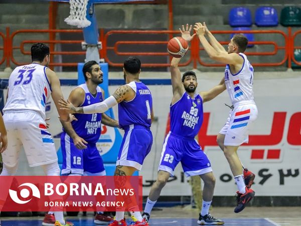 دیدار تیم های بسکتبال نبوغ -  نفت