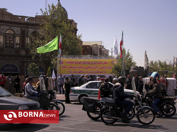 ارسال اقلام اهدایی به مناطق سیل زده