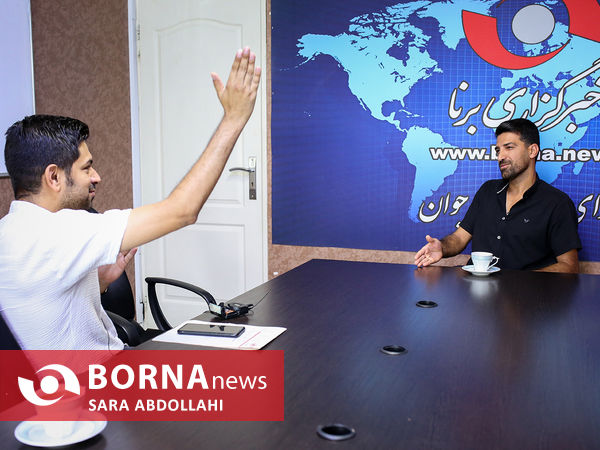 حضور محسن یوسفی در خبرگزاری برنا