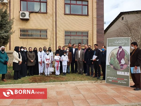 مراسم روز درختکاری جامعه ورزش آذربایجان‌غربی با حضور مازیار ناظمی
