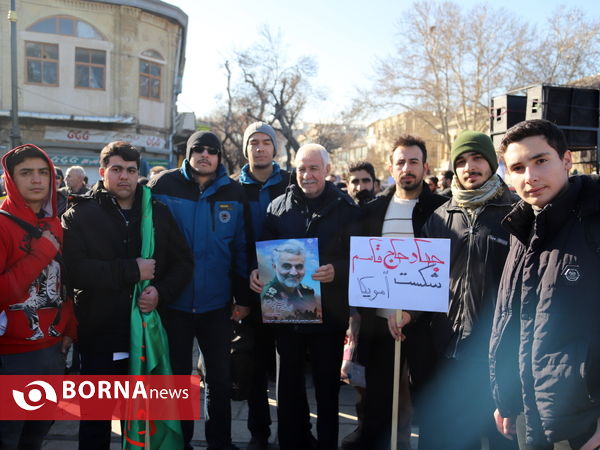 تجمع عاشورایی همدانی ها در پاسداشت شهید سلیمانی