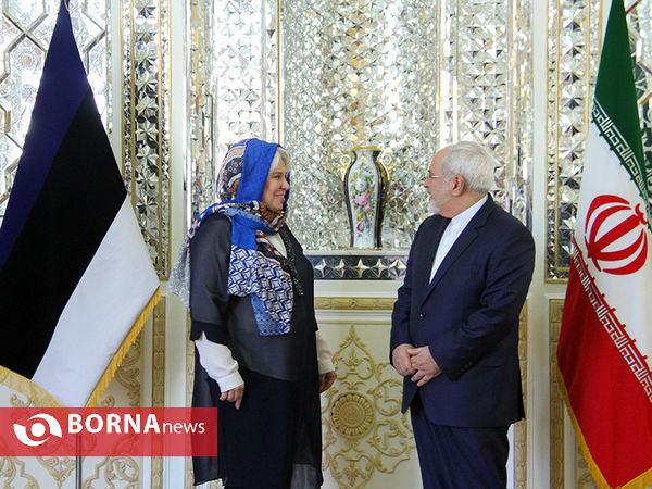 دیدار و نشست خبری وزرای خارجه ایران و استونی
