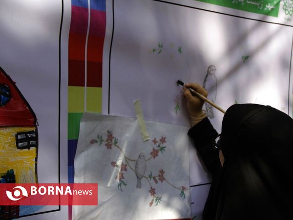 جشنواره طولانی ترین نقاشی کودکانه شهر تهران