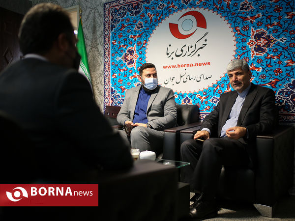 حضور رامین مهمان‌پرست در خبرگزاری برنا