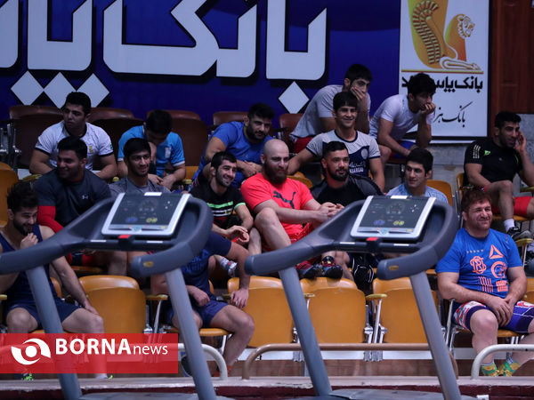 تمرین تیم ملی کشتی فرنگی