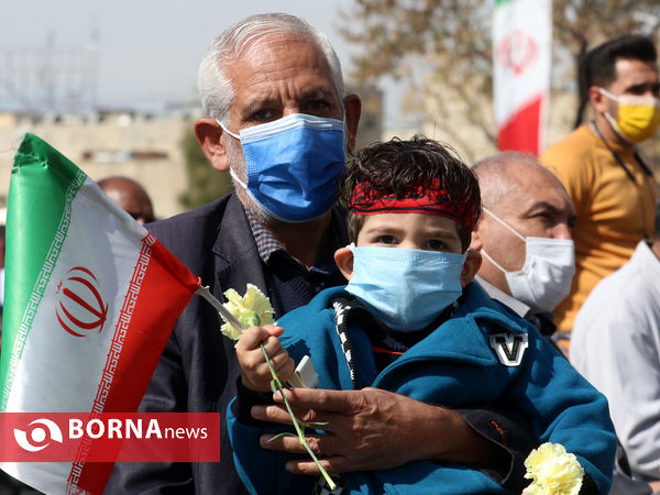 راهپیمایی خودرویی 22 بهمن در شیراز