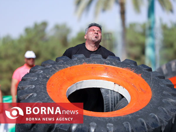 روز نخست مسابقات قویترین مردان کارگری