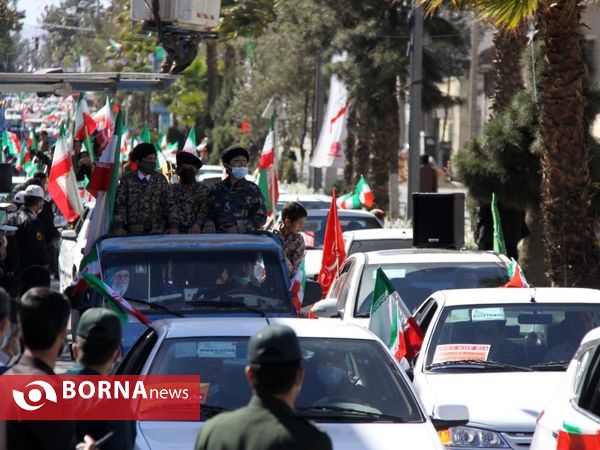 راهپیمایی خودرویی 22 بهمن در زاهدان