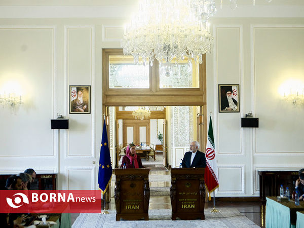 نشست خبری ظریف و موگرینی