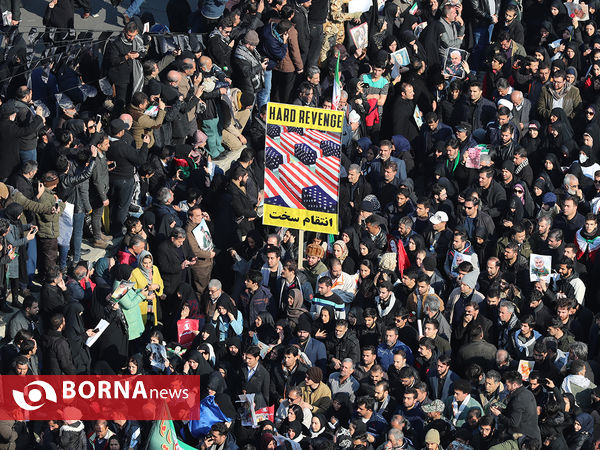 تشییع پیکر سردار شهید حاج قاسم سلیمانی در تهران