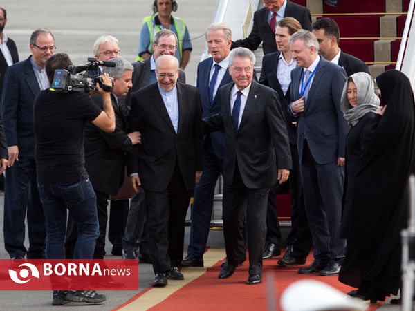 ورود رئیس جمهوری اتریش به تهران (2)