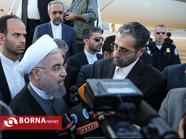 ورود رئیس جمهوری به نیویورک