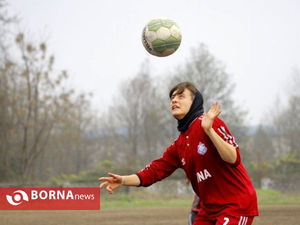 تمرین تیم فوتبال بانوان ملوان بندرانزلی