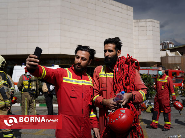 مانور آتش‌نشانی تهران