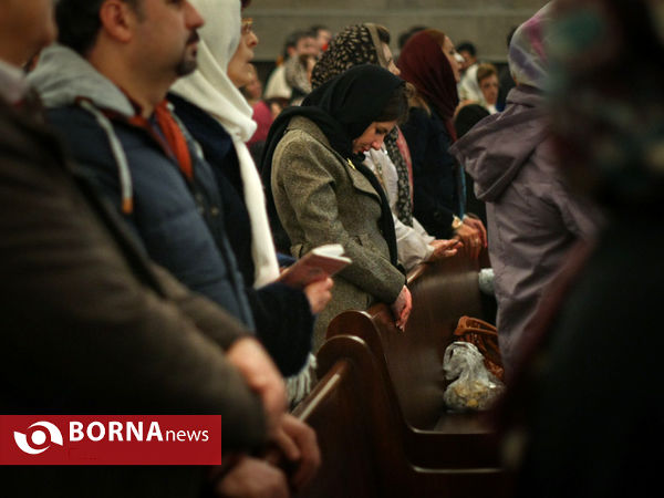 مراسم سال نو میلادی در کلیسای گریگور مقدس