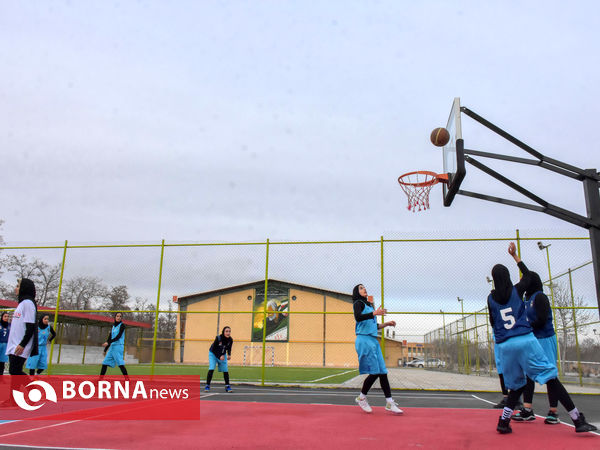 تمرینات تیم بسکتبال اکسیژن اراک