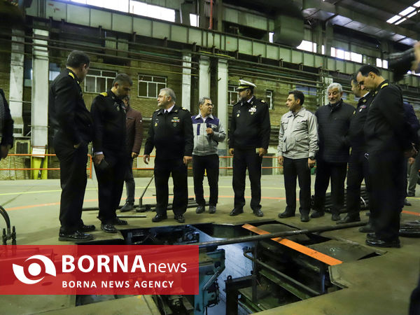سفر یک روزه معاونین نیروی دریایی ارتش جمهوری اسلامی ایران به اراک