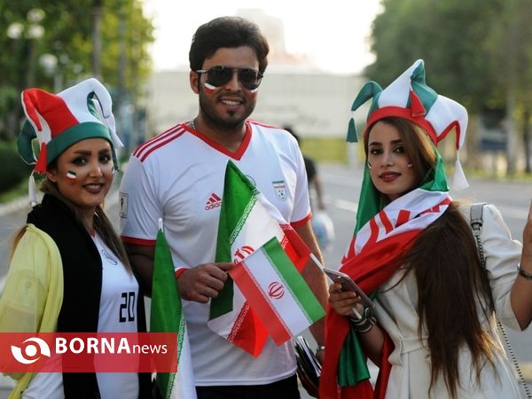 حاشیه های استادیوم آزادی پیش ازبازی ایران و پرتغال