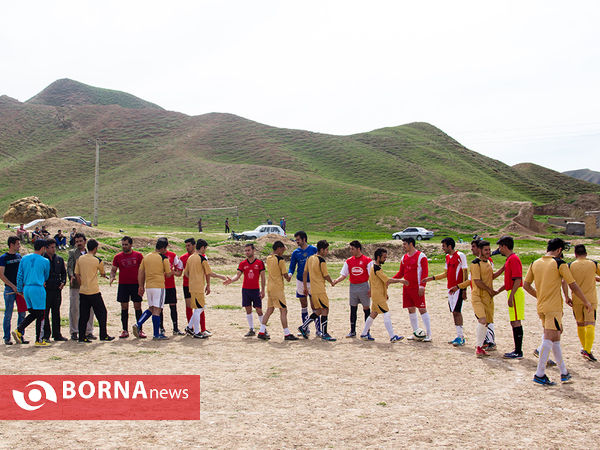 بازی فوتبال بهاره در روستای کلانتر