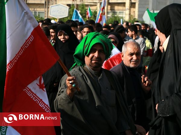 راهپیمایی حمایت از ولایت و اقتدار کشور - اهواز