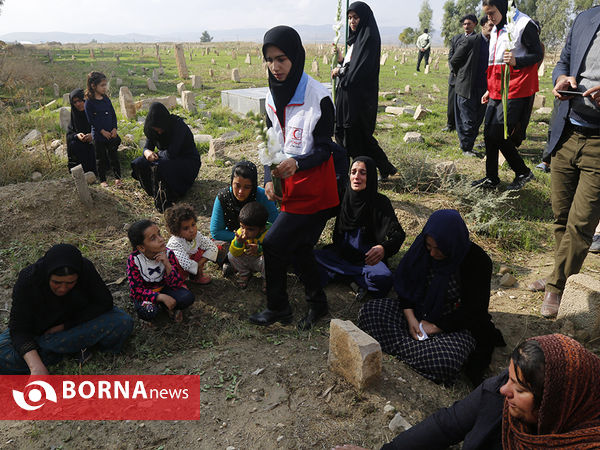 بازدید رییس جمعیت هلال احمر از مناطق زلزله زده کرمانشاه