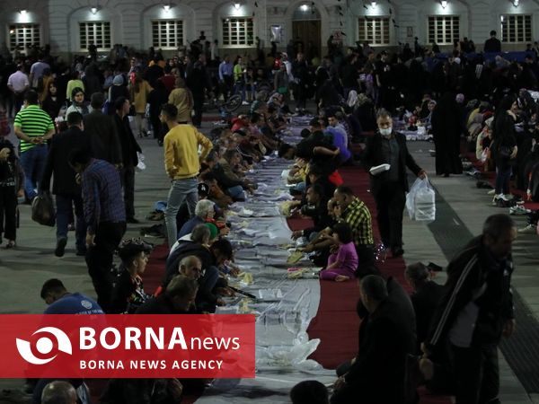 «ضیافت افطار» در پیاده راه فرهنگی رشت