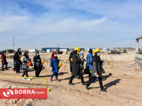 بازدید اصحاب رسانه و خبرگزاری ها از شرکت کربن صنعت امیر کبیر، محل احداث کارخانه ۱۰۰ هزار تن آندسازی شرکت آلومینیوم ایران