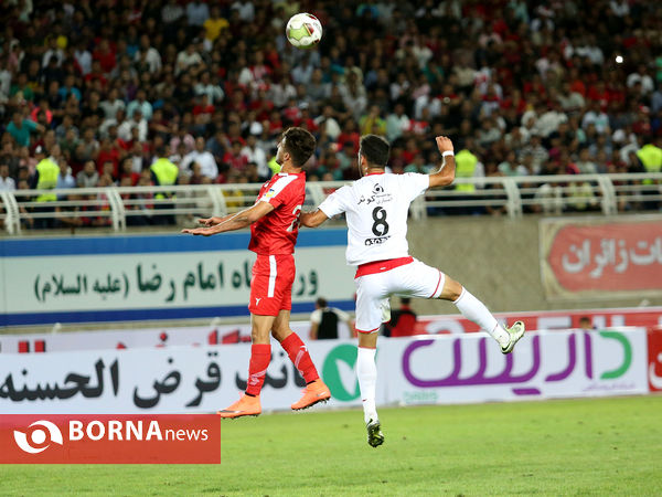 بازی تیم های پدیده مشهد و پرسپولیس تهران