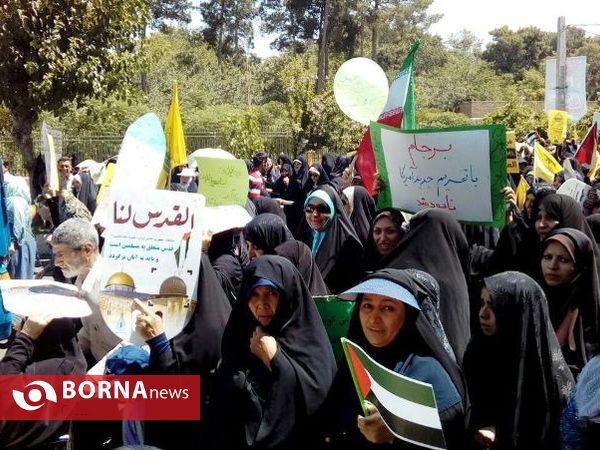 راهپیمایی روز جهانی قدس در پاکدشت